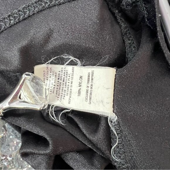 Pelican cove tank top babydoll VNECK Black Sleeveless Wrap top - Picture 7 of 8